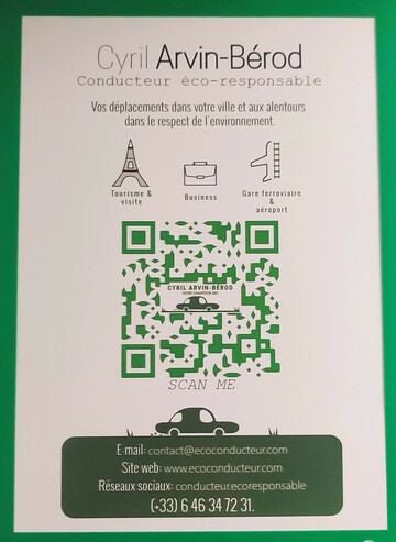 Présentoir Votre chauffeur ABC éco-conducteur 8